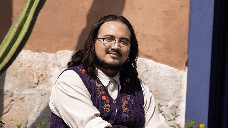 University of Arizona student Luis A. Esquer smiling