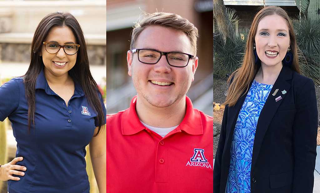 headshots of three enrollment counselors